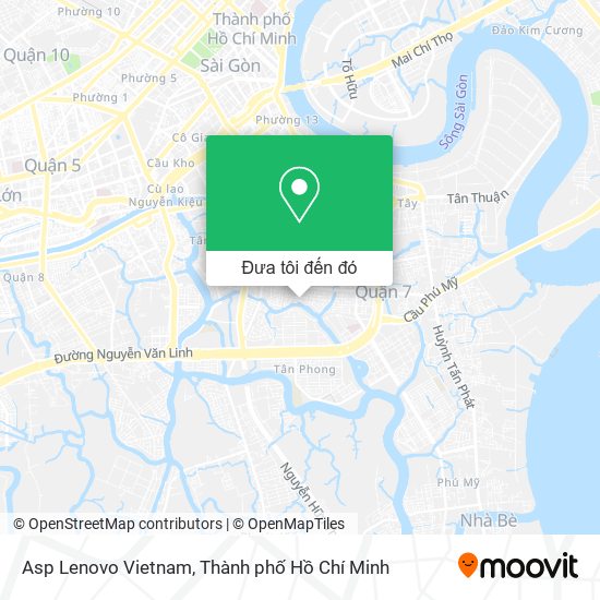 Bản đồ Asp Lenovo Vietnam
