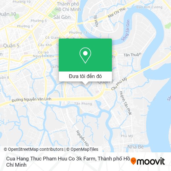 Bản đồ Cua Hang Thuc Pham Huu Co 3k Farm