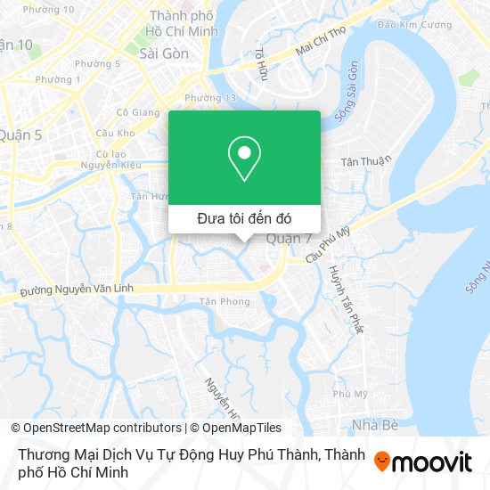 Bản đồ Thương Mại Dịch Vụ Tự Động Huy Phú Thành