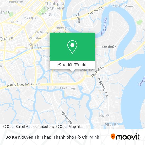Bản đồ Bờ Kè Nguyễn Thị Thập