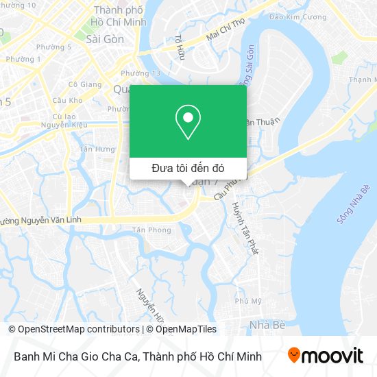 Bản đồ Banh Mi Cha Gio Cha Ca