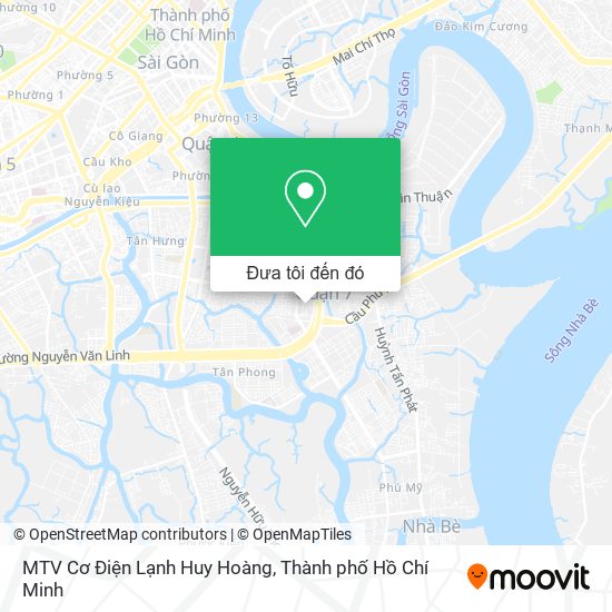 Bản đồ MTV Cơ Điện Lạnh Huy Hoàng