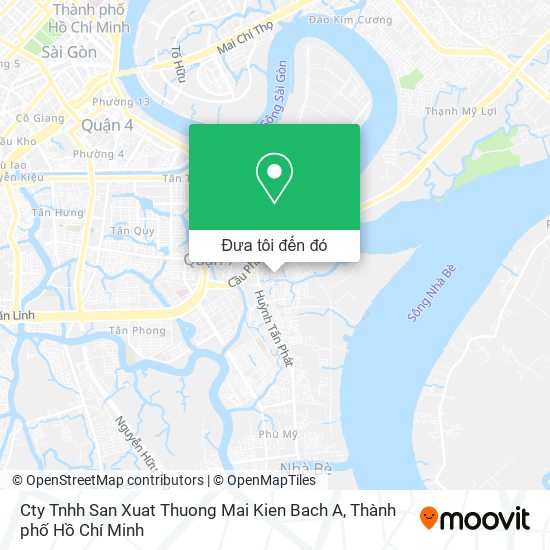 Bản đồ Cty Tnhh San Xuat Thuong Mai Kien Bach A