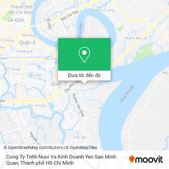 Bản đồ Cong Ty Tnhh Nuoi Va Kinh Doanh Yen Sao Minh Quan