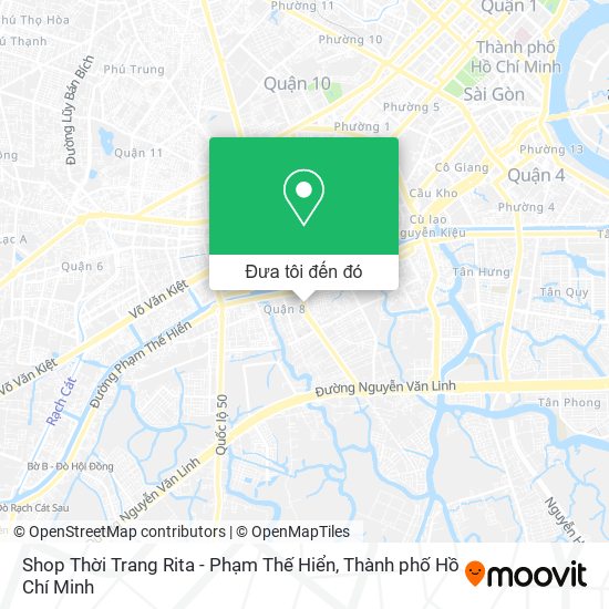 Bản đồ Shop Thời Trang Rita - Phạm Thế Hiển