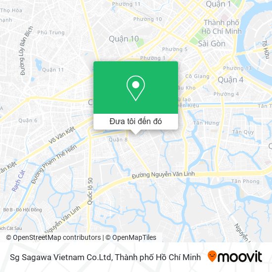 Bản đồ Sg Sagawa Vietnam Co.Ltd