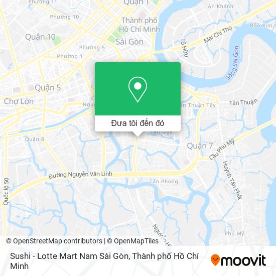 Bản đồ Sushi - Lotte Mart Nam Sài Gòn