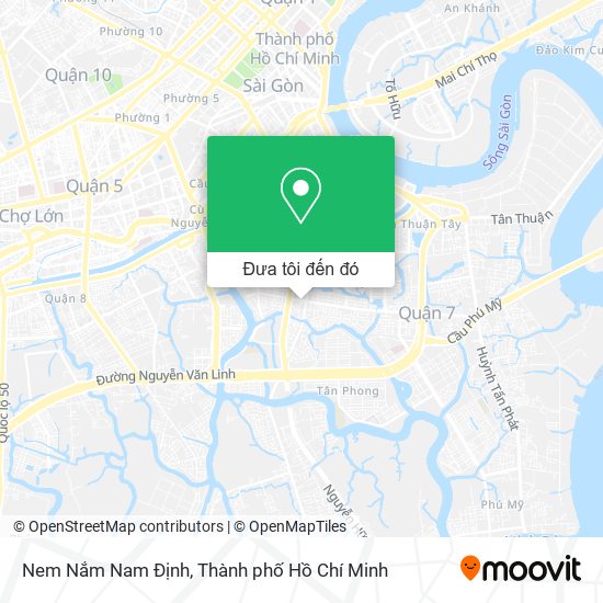 Bản đồ Nem Nắm Nam Định