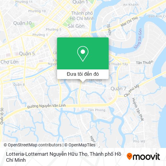 Bản đồ Lotteria-Lottemart Nguyễn Hữu Thọ