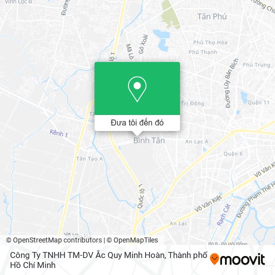 Bản đồ Công Ty TNHH TM-DV Ắc Quy Minh Hoàn