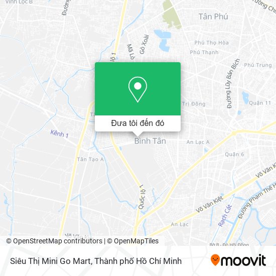 Bản đồ Siêu Thị Mini Go Mart