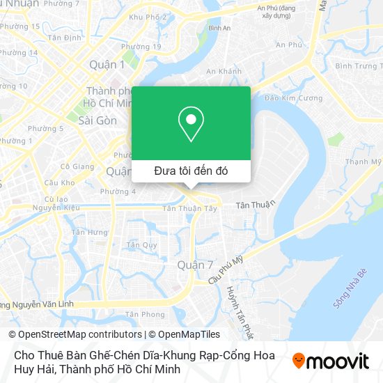 Bản đồ Cho Thuê Bàn Ghế-Chén Dĩa-Khung Rạp-Cổng Hoa Huy Hải