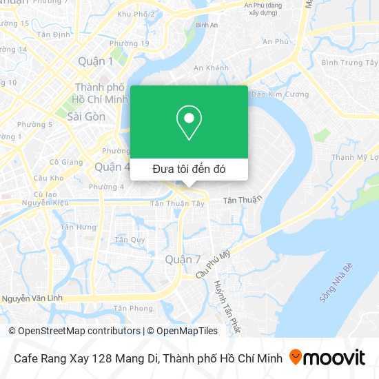Bản đồ Cafe Rang Xay 128 Mang Di