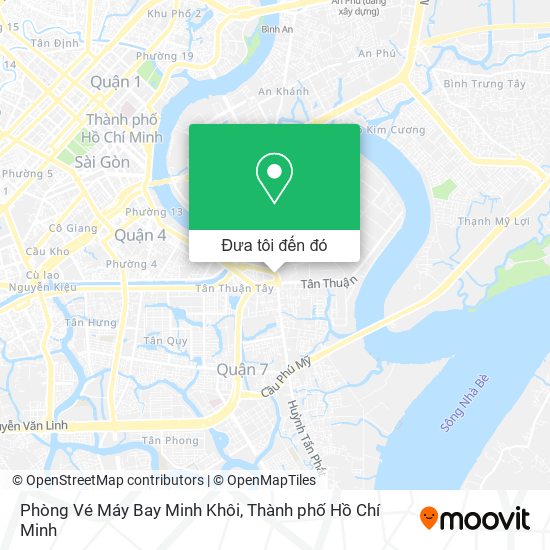 Bản đồ Phòng Vé Máy Bay Minh Khôi