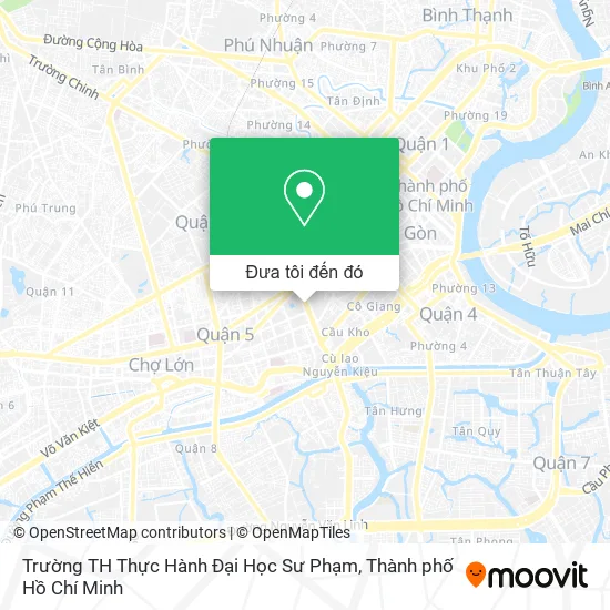 Bản đồ Trường TH Thực Hành Đại Học Sư Phạm