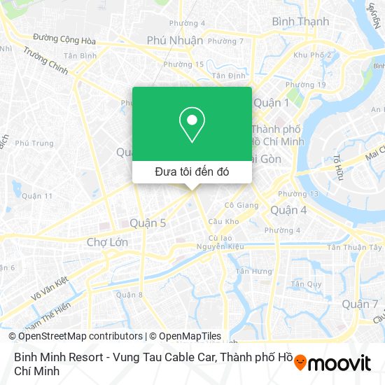 Bản đồ Binh Minh Resort - Vung Tau Cable Car