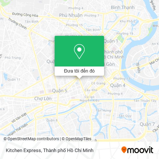 Bản đồ Kitchen Express