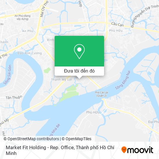 Bản đồ Market Fit Holding - Rep. Office