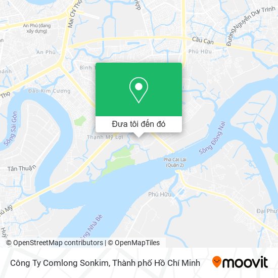 Bản đồ Công Ty Comlong Sonkim