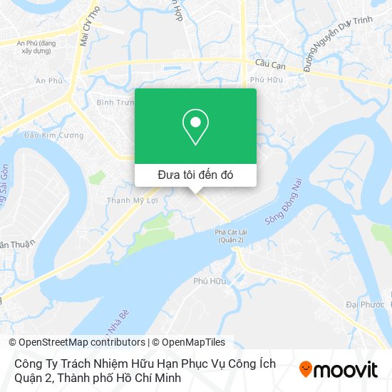 Bản đồ Công Ty Trách Nhiệm Hữu Hạn Phục Vụ Công Ích Quận 2
