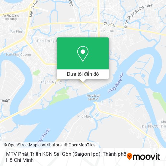 Bản đồ MTV Phát Triển KCN Sài Gòn (Saigon Ipd)