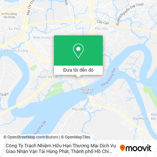 Bản đồ Công Ty Trách Nhiệm Hữu Hạn Thương Mại Dịch Vụ Giao Nhận Vận Tải Hùng Phát