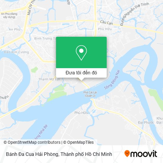 Bản đồ Bánh Đa Cua Hải Phòng