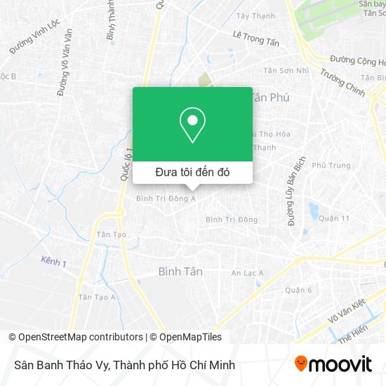 Bản đồ Sân Banh Thảo Vy