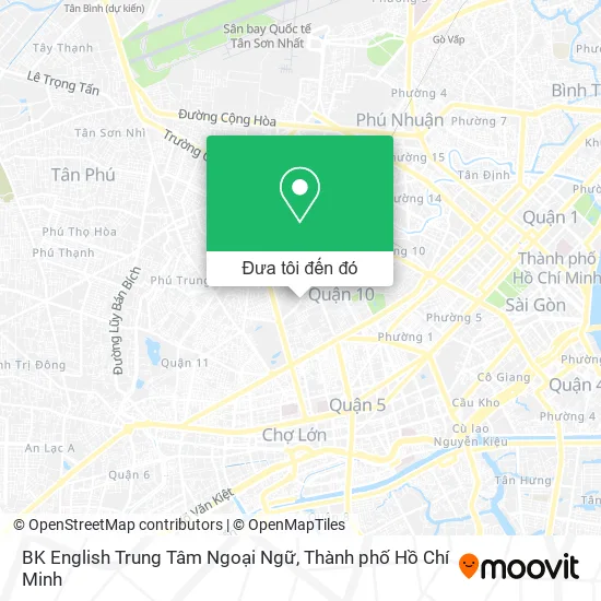 Bản đồ BK English Trung Tâm Ngoại Ngữ