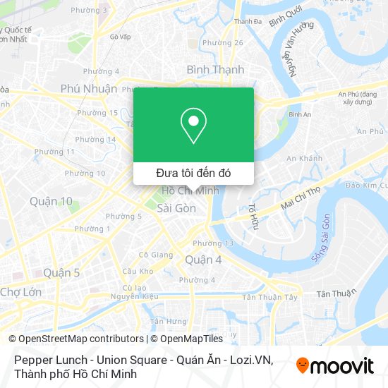 Bản đồ Pepper Lunch - Union Square - Quán Ăn - Lozi.VN