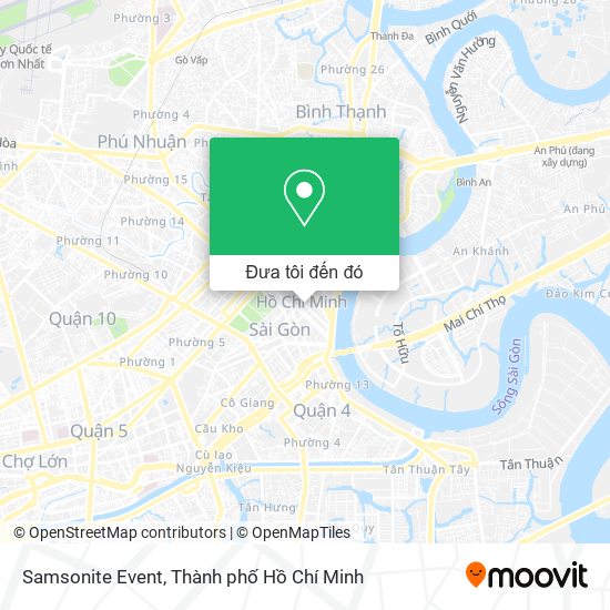 Bản đồ Samsonite Event