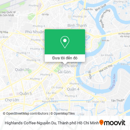 Bản đồ Highlands Coffee-Nguyễn Du
