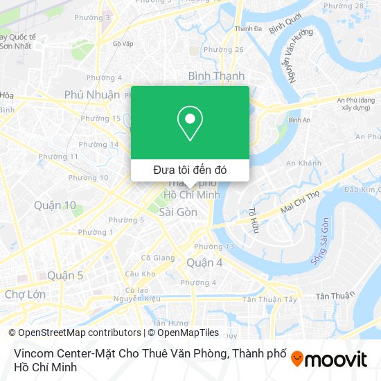 Bản đồ Vincom Center-Mặt Cho Thuê Văn Phòng