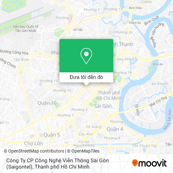 Bản đồ Công Ty CP Công Nghệ Viễn Thông Sài Gòn (Saigontel)