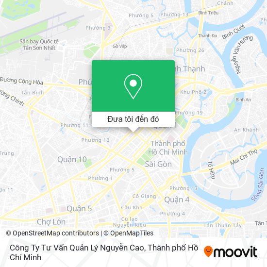 Bản đồ Công Ty Tư Vấn Quản Lý Nguyễn Cao