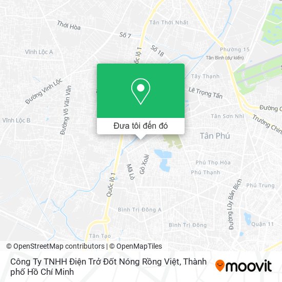 Bản đồ Công Ty TNHH Điện Trở Đốt Nóng Rồng Việt