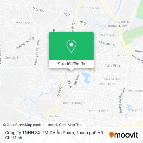 Bản đồ Công Ty TNHH SX-TM-DV Ân Phạm