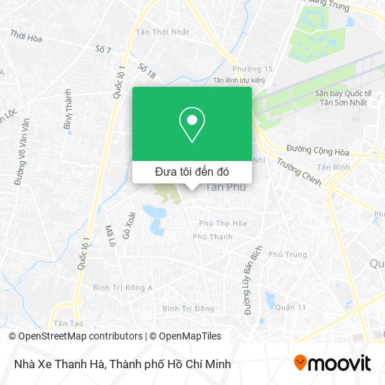 Bản đồ Nhà Xe Thanh Hà