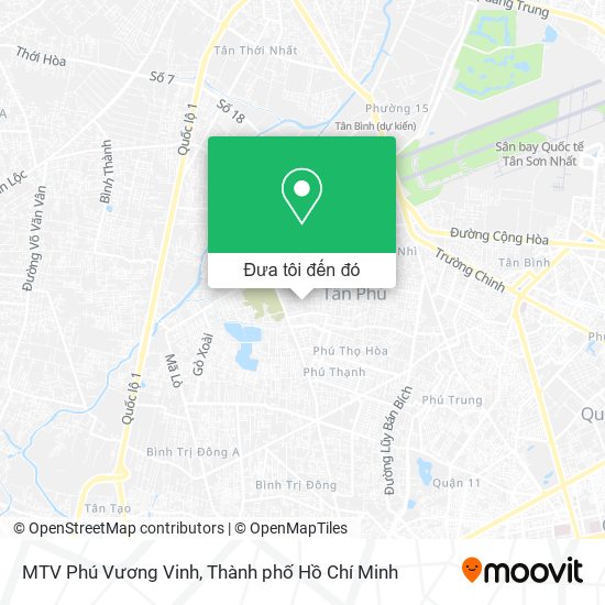 Bản đồ MTV Phú Vương Vinh
