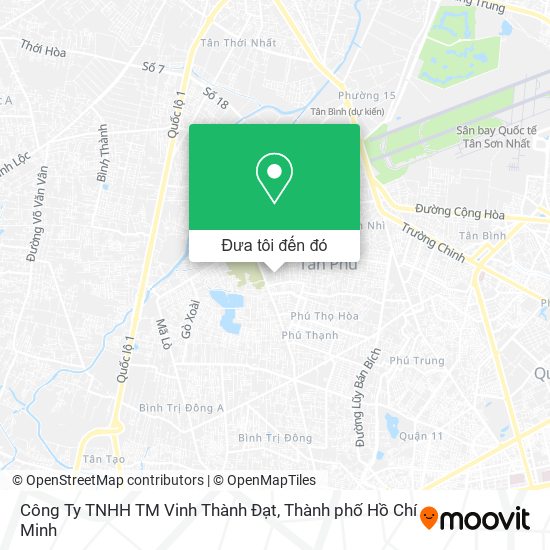 Bản đồ Công Ty TNHH TM Vinh Thành Đạt