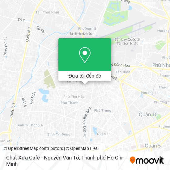 Bản đồ Chất Xưa Cafe - Nguyễn Văn Tố