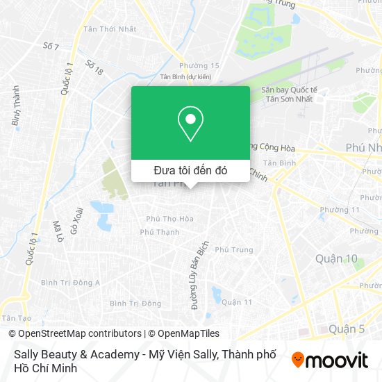 Bản đồ Sally Beauty & Academy - Mỹ Viện Sally
