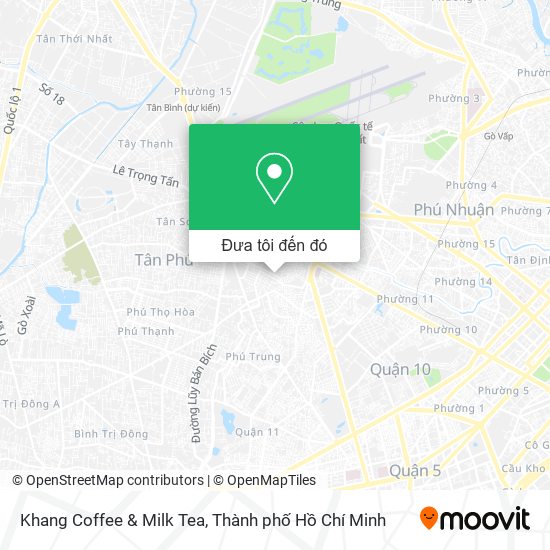 Bản đồ Khang Coffee & Milk Tea