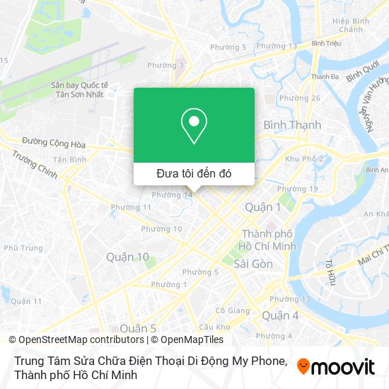 Bản đồ Trung Tâm Sửa Chữa Điện Thoại Di Động My Phone