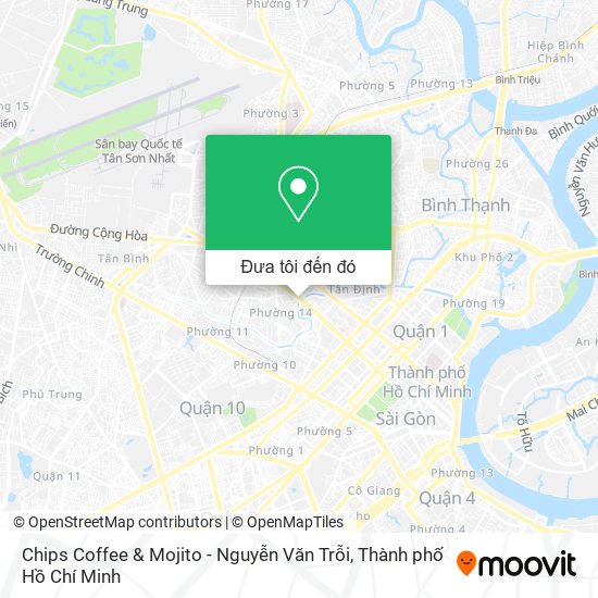 Bản đồ Chips Coffee & Mojito - Nguyễn Văn Trỗi