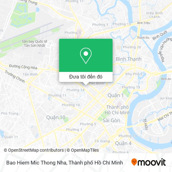Bản đồ Bao Hiem Mic Thong Nha