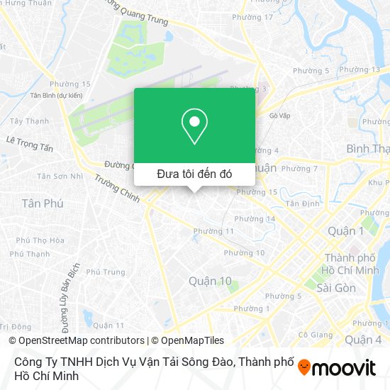 Bản đồ Công Ty TNHH Dịch Vụ Vận Tải Sông Đào