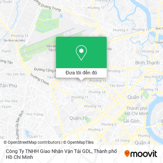 Bản đồ Công Ty TNHH Giao Nhận Vận Tải GDL