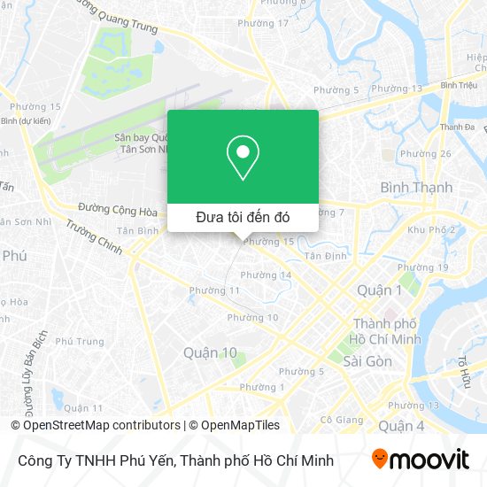 Bản đồ Công Ty TNHH Phú Yến