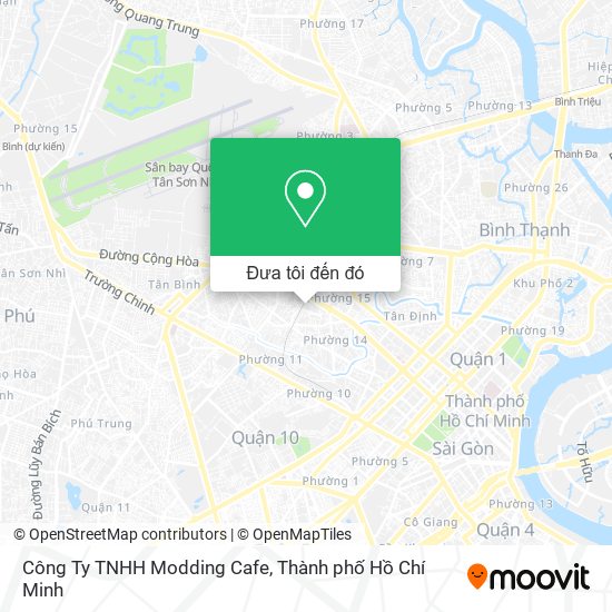 Bản đồ Công Ty TNHH Modding Cafe